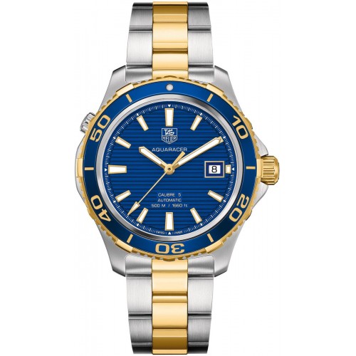 Tag Heuer Aquaracer Calibre 5 500M Blue Dial Men's Luxury Watch WAK2120-BB0835